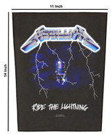 Metallica - Ride the Lightning - 14" x 11" Printed Back Patch