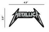 Metallica Logo Printed Patch 4" x 2.5"