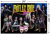 Motley Crue - Collage Poster - 34" x 22.375"