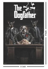 The Dogfather by Daveed Benito Mini Poster 11" x 17"