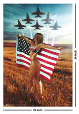 All American Girl by Daveed Benito Poster - 24" x 36"