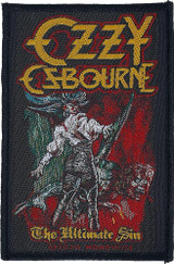 Ozzy Osbourne - The Ultimate Sin - 3" x 4" Printed Woven Patch