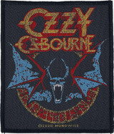 Ozzy Osbourne - Bat - 4" x 4" Printed Woven Patch