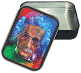 Albert Einstein  Stash Tin Storage Container Opened Image