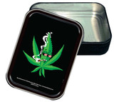 Stash Tins - Stoned Leaf - 4.37" L x 3.5" W x 1" H