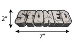 Stoned - Embroidered Patch - Super Strip - 7" x 2"