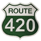 Route 420 - Embroidered Patch - 4" x 4"