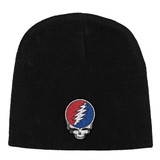 Grateful Dead Steal Your Face Skull - Embroidered Beanie