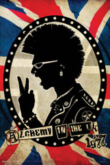 Alchemy England Kings Road Punk Rock Poster - 24 x 36