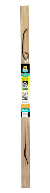 24" Pine Wood Magnetic Poster Hanger - Natural