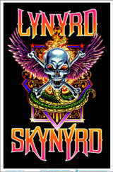 Lynyrd Skynyrd - Crossbones Blacklight Poster, Officially Licensed - 23 x 35 in.