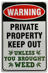 Warning Private Property Keep Out Tin Sign - 20x30cm - 7.87" x 11.81" Warning Private Property Keep Out Tin Sign - 20x30cm - 7.87" x 11.81"