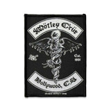 Motley Crue Officially Licensed Gift Set - 1 Embroidered Beanie, 1 Standard Woven Patch, 1 Set of Five Guitar Picks