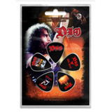 Dio Officially Licensed Gift Set - 1 Embroidered Beanie, 1 Standard Woven Patch, 1 Set of Five Guitar Picks
