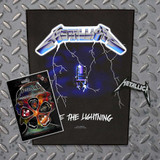 Metallica Officially Licensed Gift Set - 1 Woven Back Patch, 1 Standard Woven Patch, 1 Set of Five Guitar Picks