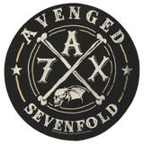 Avengened Sevenfold Officially Licensed Gift Set - 1 Woven Back Patch, 1 Set of Five Guitar Picks, 1 Standard Woven Patch