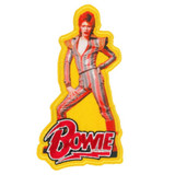 David Bowie Officially Licensed Gift Set - 1 Woven Standard Patch, 1 Embroidered Patch, 1 Set of Five Guitar Picks
