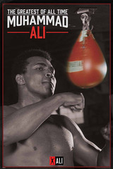 Muhammad Ali Punching Bag Poster - 24" x 36"