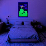 For All Time Iwo Jima Flocked Blacklight Poster - 23" x 35"