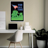 For All Time Iwo Jima Flocked Blacklight Poster - 23" x 35"