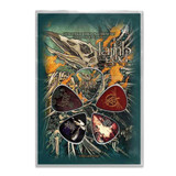 Lamb of God Officially Licensed Band Merch Gift Set - 1 Embroidered Beanie, 1 Set of Five Guitar Picks, 1 Standard Woven Patch