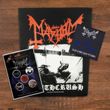 Mayhem Officially Licensed Band Merch Gift Set - 1 Back Patch, 1