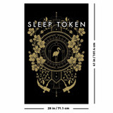 Sleep Token - Even In Arcadia Crest Textile/Fabric Poster - 28" x 41"