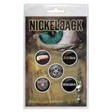 Nickelback - Silver Side Up Button Badge Set (Set of 5)