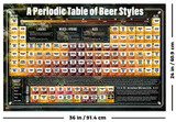 A Periodic Table of Beer Styles Poster 36" x 24"