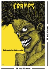 The Cramps - Bad Music for Bad People Poster - 24" x 36"