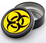 Stash Tins - Biohazard 3.5" Round Storage Container