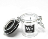 Airtight Glass Mini Stash Jar 1.5 Oz - We 'Weed' 420 Design