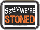 Stash Tins - Sorry We're Stoned Storage Container 4.37" L x 3.5" W x 1" H
