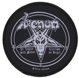 Venom In League With Satan - Woven Sew On Patch 3" Round