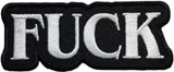 Fuck Embroidered Sew On Patch - 3 1/4" X 1 1/4"