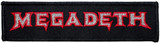 Megadeth - Iron On Embroidered Patch 5.5" x 1.25" Image