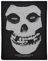 Misfits Fiend Skull - Woven Sew On Patch 4" x 5.25" Image
