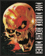 Five Finger Death Punch Justice For None - Woven Sew On Patch 3" x 4"