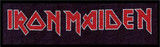 Iron Maiden Logo - Woven Sew On Patch 8" x 2" Image