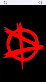 Anarchy Fly Flag 3' x 5' Image