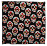 Bandana - Day of the Dead - 21" x 21" - Cotton
