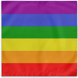 Bandana - Rainbow - 21" x 21" - Cotton