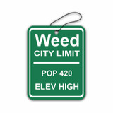 Weed City Limit Road Rage Auto Air Freshener - Black Magic Fragrance - 3 Pack