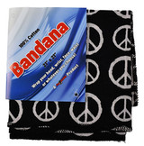 Bandana - Peace - 21" x 21" - Cotton