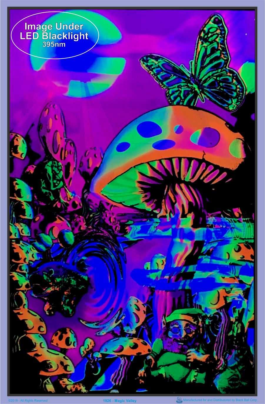 Magic Valley Blacklight Poster 23 x 35