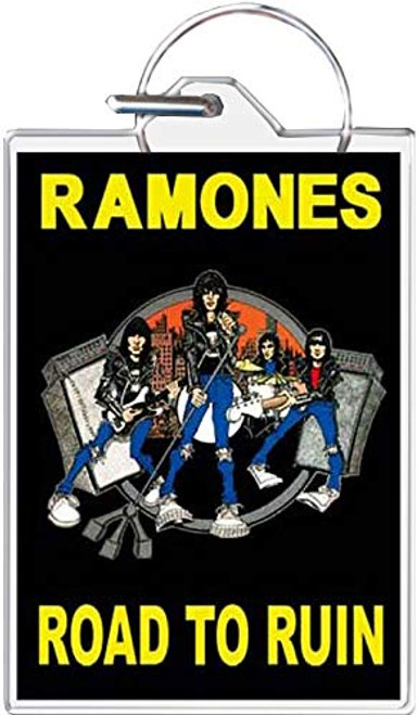 Ramones Road to Ruin Keychain