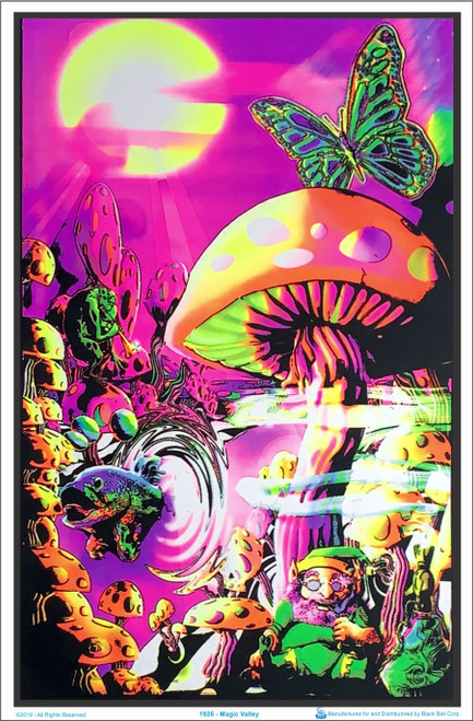 Product Image for Magic Valley Black Light Poster