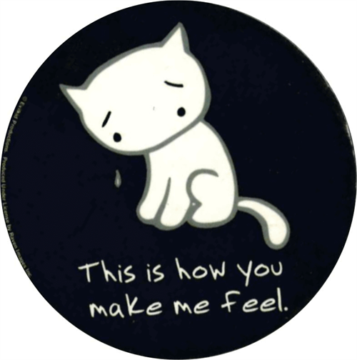 How You Make Me Feel  - Round Sticker - 2 1/2" Round