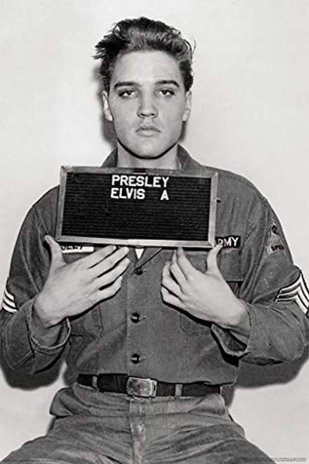 Elvis Presley Enlistment Photo Poster Rolled 24 x 36