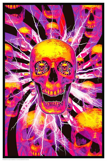 halloween blacklight poster